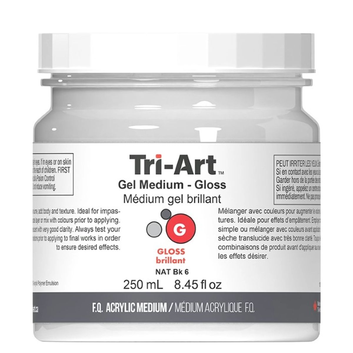 Tri-Art Gel Medium Gloss 250ml