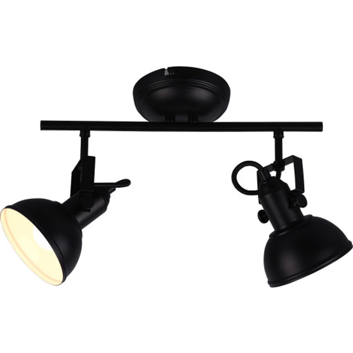 Trio Lighting Gina spotlampe, 2 spots, sort