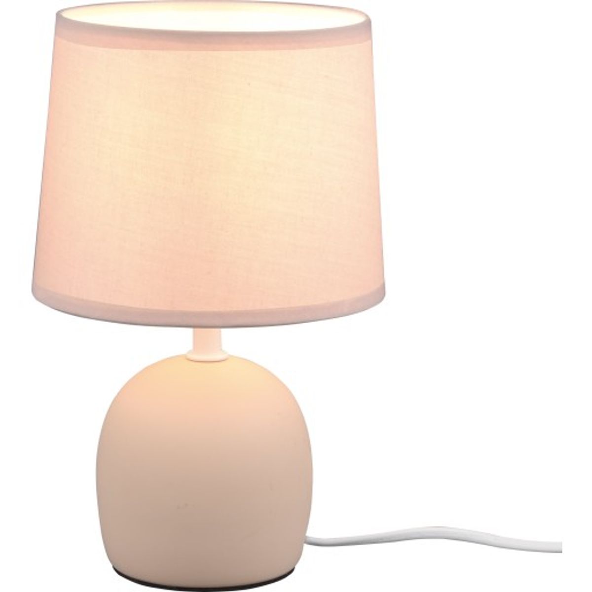 Trio Lighting Malou bordlampe, beige