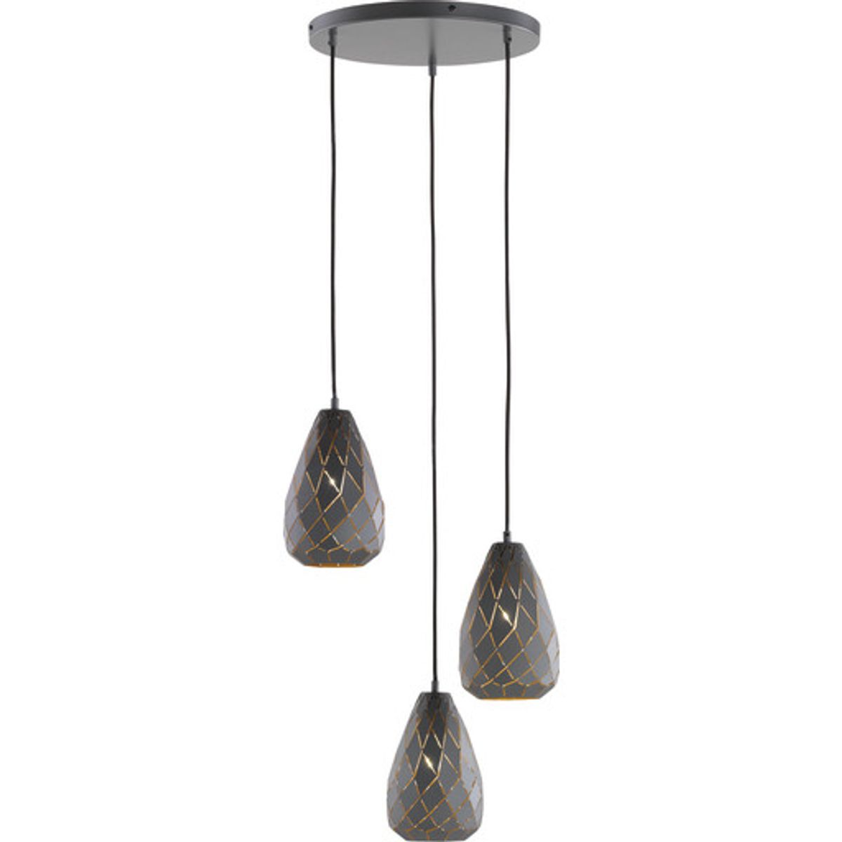 Trio Lighting Onyx klyngependel