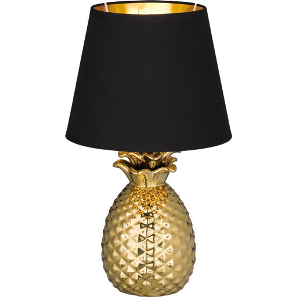 Trio Lighting Pineapple børnelampe, guld, 35 cm