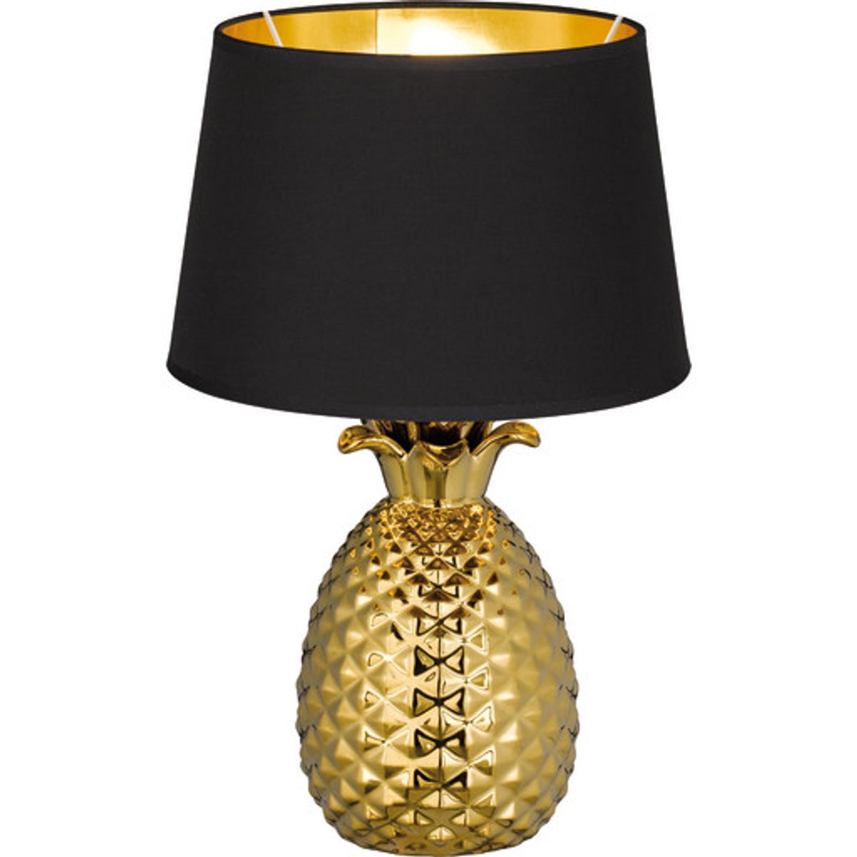 Trio Lighting Pineapple børnelampe, guld, 43 cm