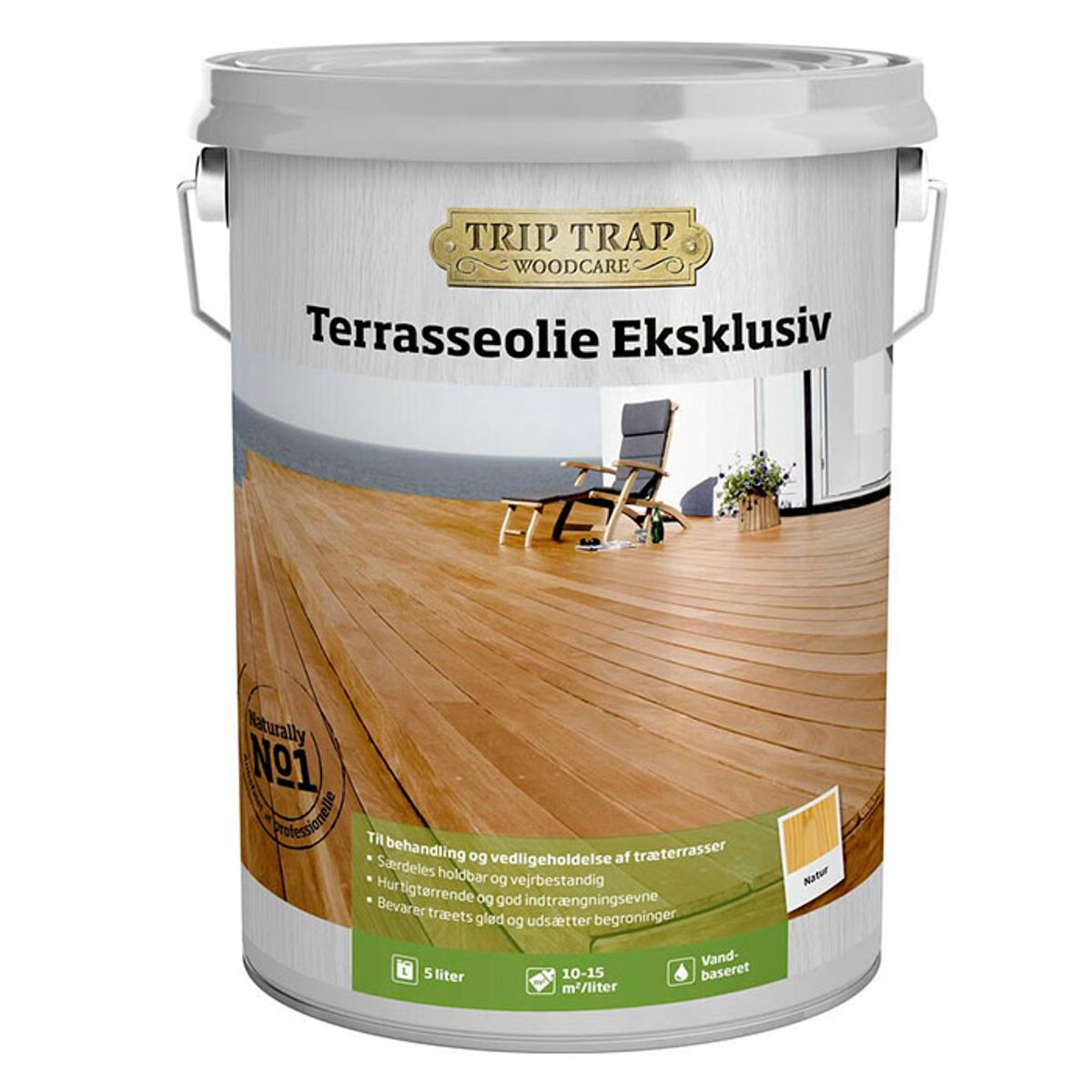 Trip Trap Terrasseolie Eksklusiv - 5 ltr... Natur