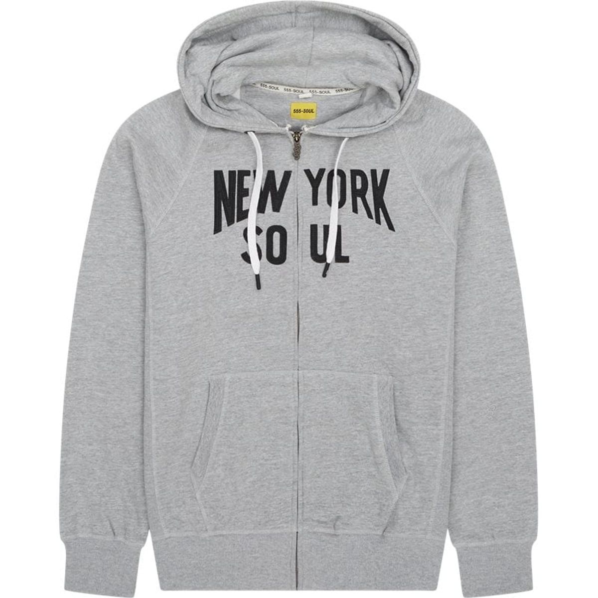 Triple Five Soul Ny Soul Zip Sweatshirt Grey Htr