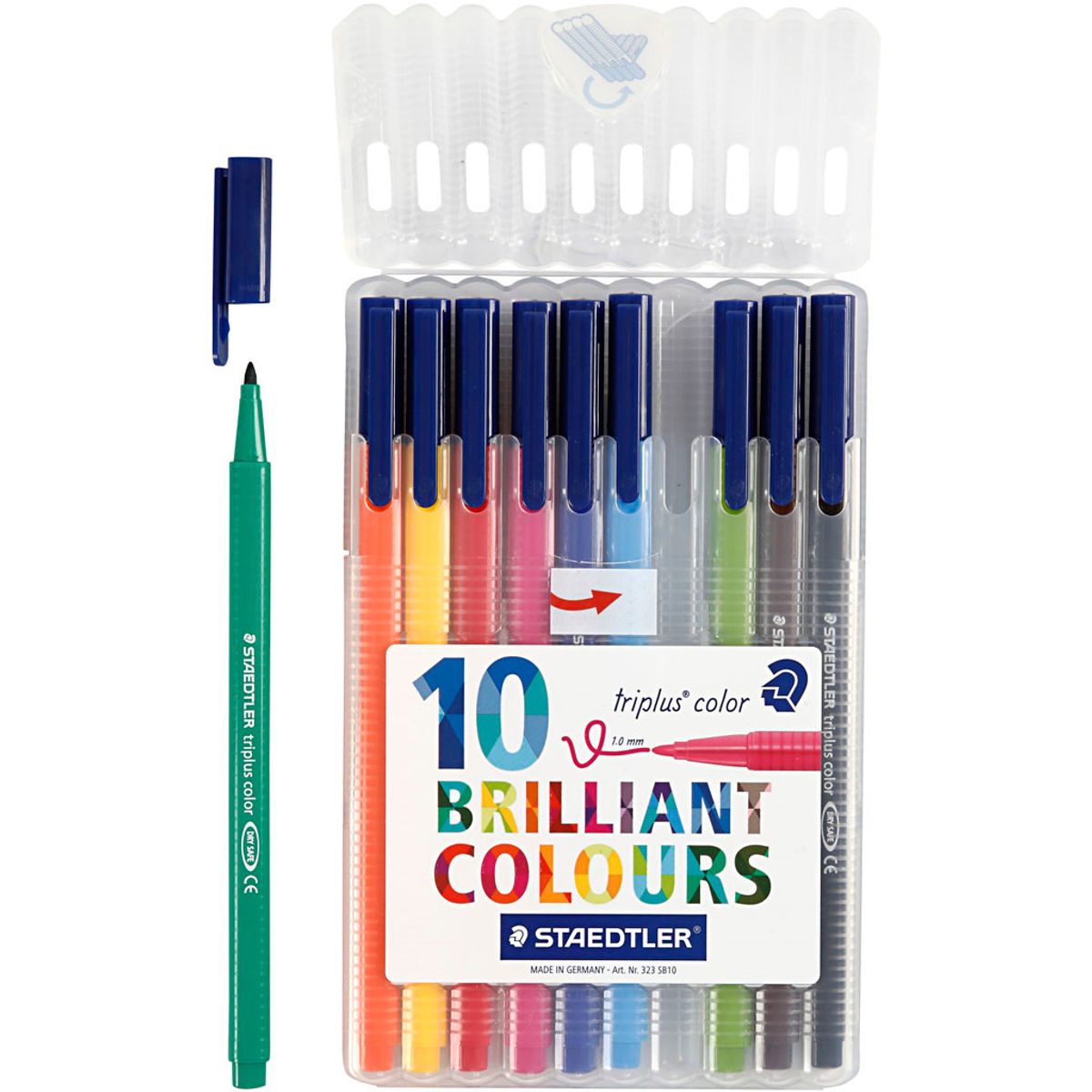 Triplus® color tusch, 10 ass.