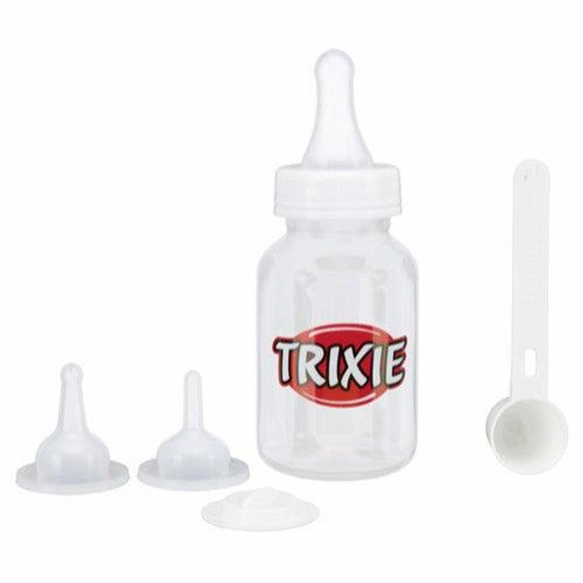 Trixie Suckling bottle set, 120 ml, transparent/white