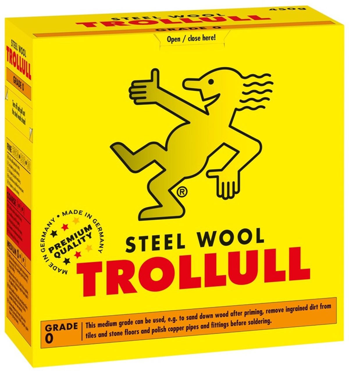 Trollull Ståluld 450g nr. 0