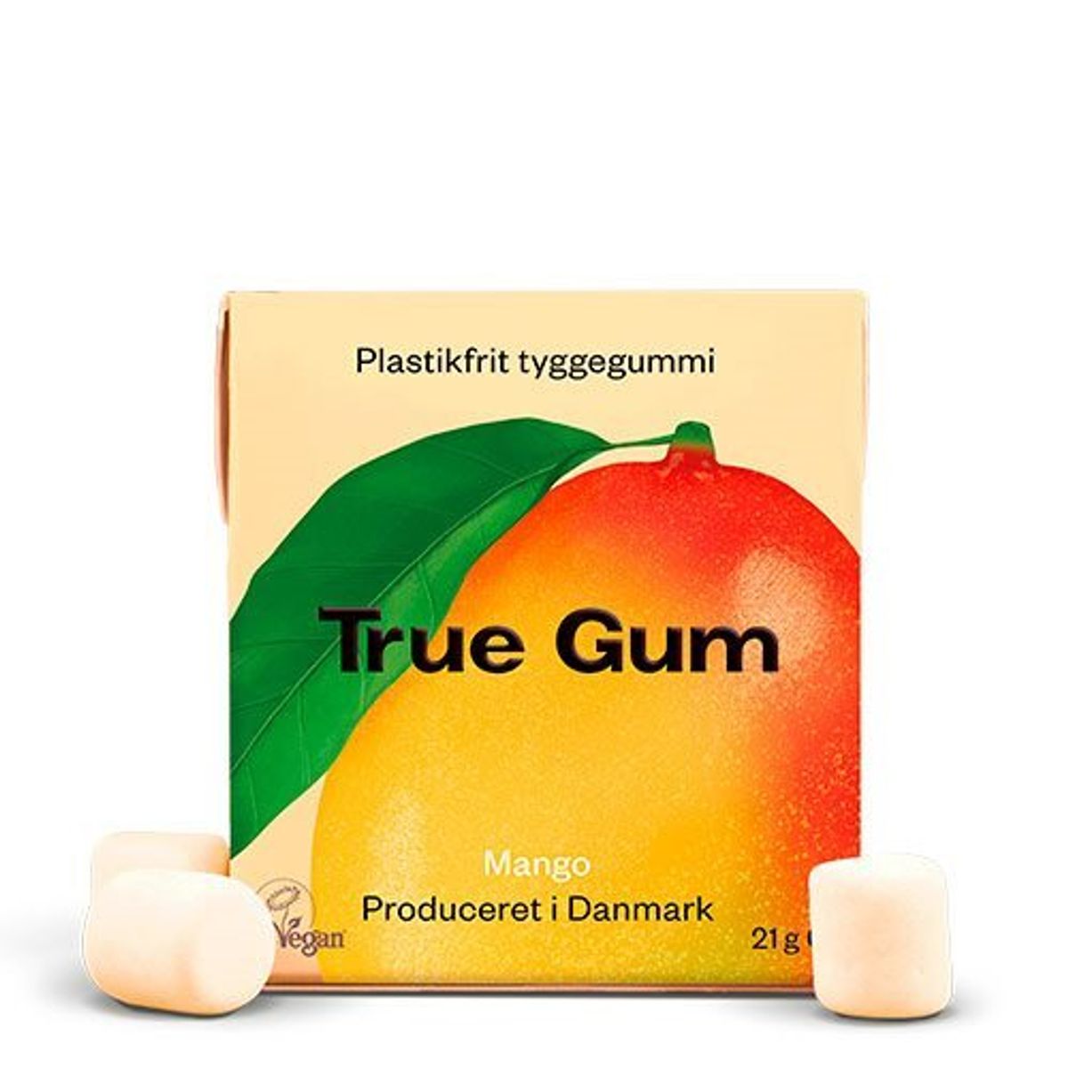 True Gum Tyggegummi Mango, 21g