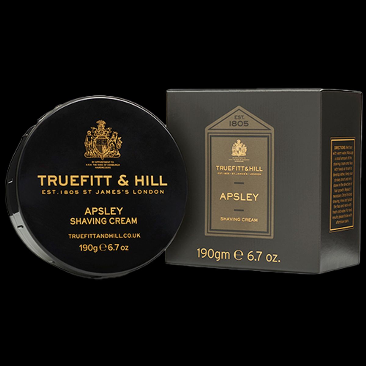 Truefitt & Hill Apsley Shave Cream Bowl (190 g)