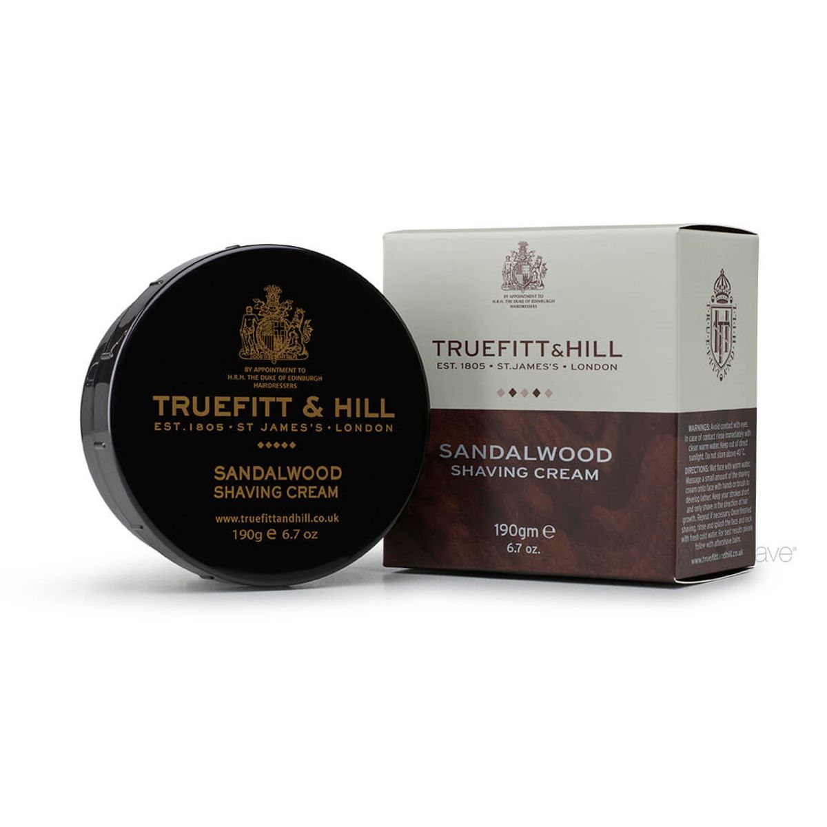 Truefitt & Hill Barbercreme, Sandalwood, 190 gr.