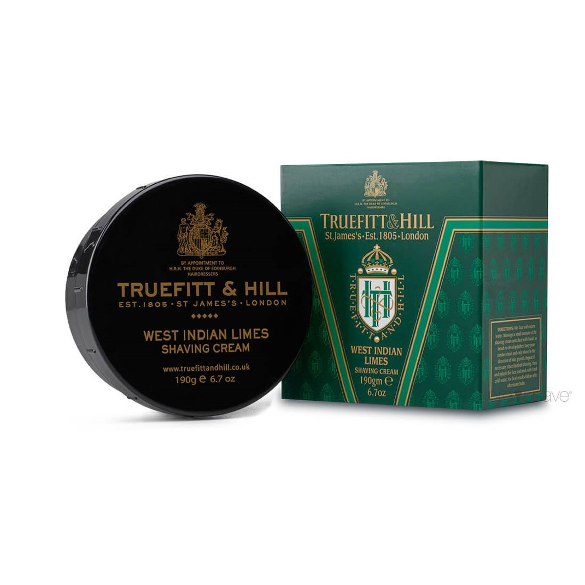 Truefitt & Hill Barbercreme, West Indian Limes, 190 gr.