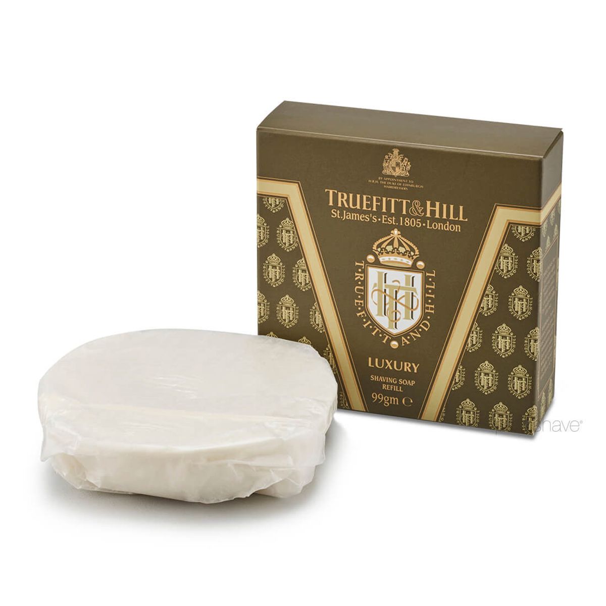 Truefitt & Hill Barbersæbe refill, Luxury, 99 gr.