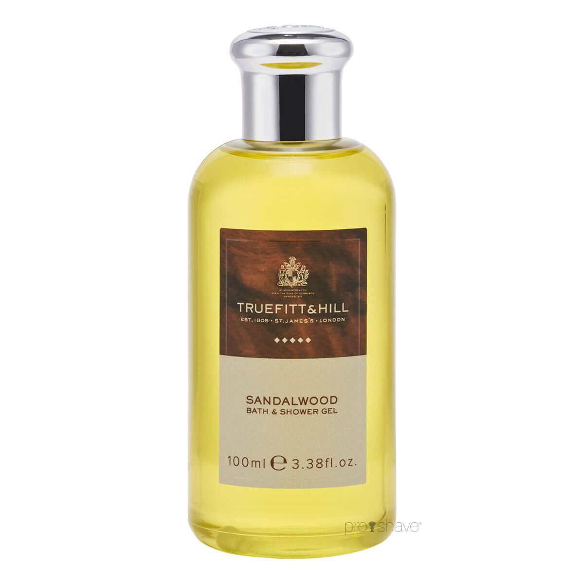 Truefitt & Hill Bath and Shower Gel, Sandalwood, 100 ml.