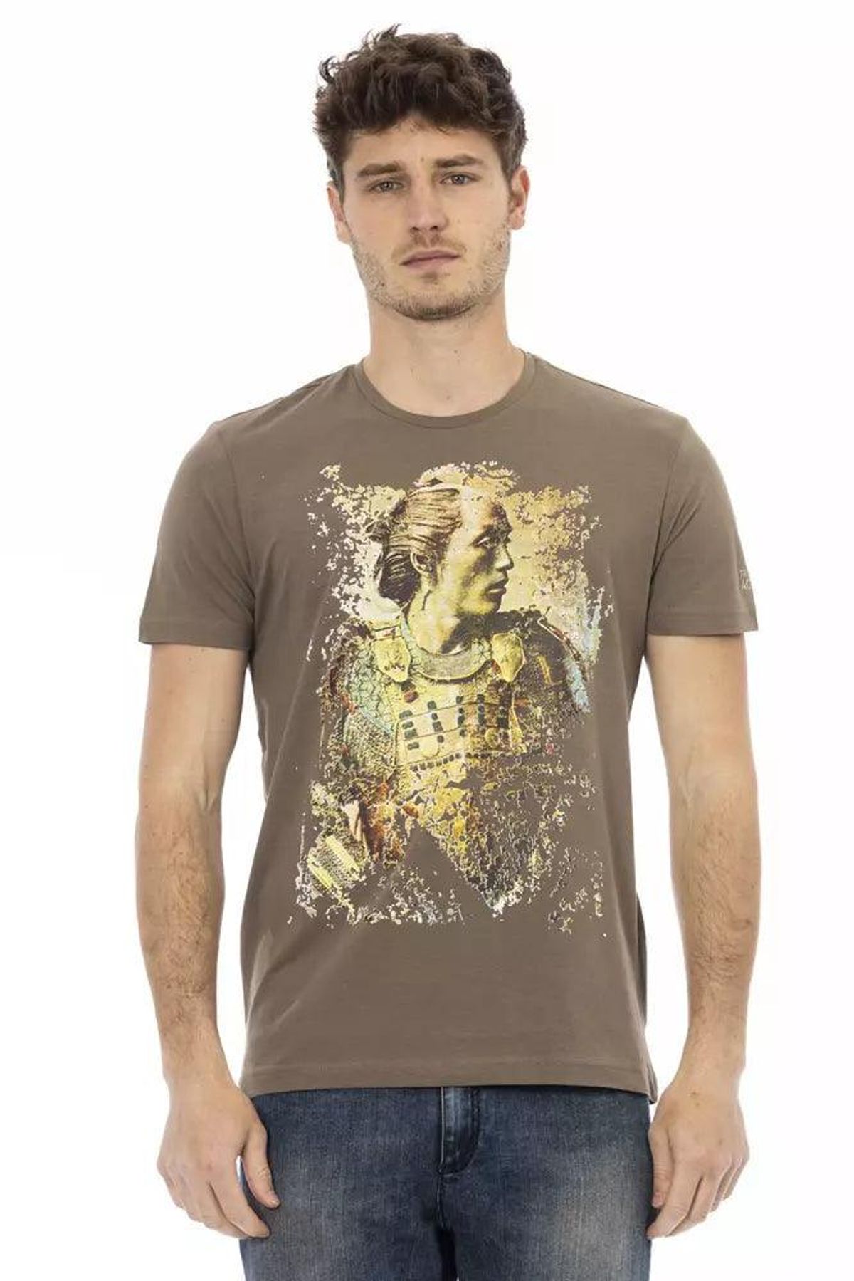 Trussardi Action Brun Bomuld T-Shirt