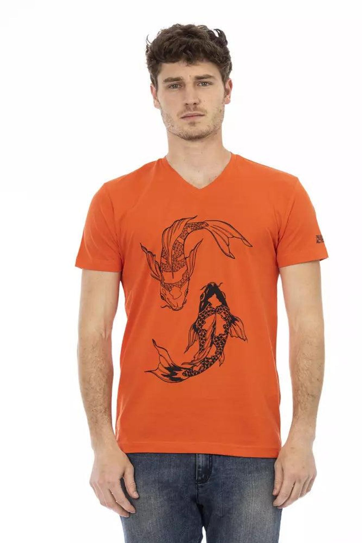 Trussardi Action Rød Bomuld T-Shirt