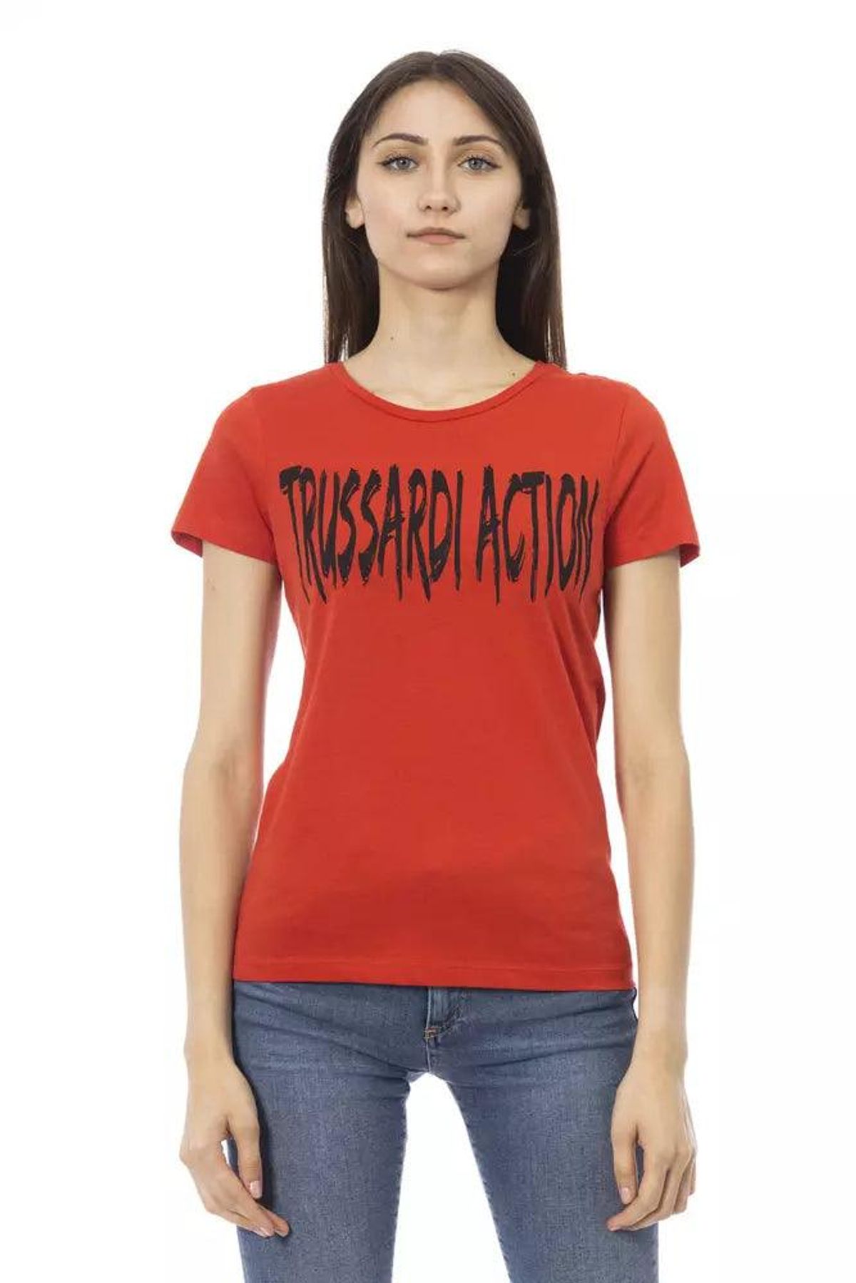 Trussardi Action Rød Bomuld Tops & T-Shirt