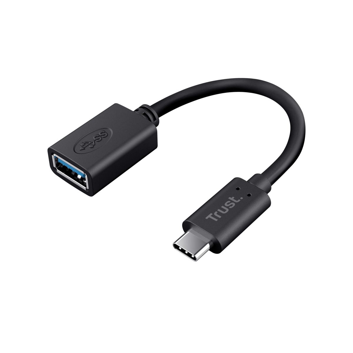 TRUST CALYX USB-C TIL USB-A ADAPTER KABEL