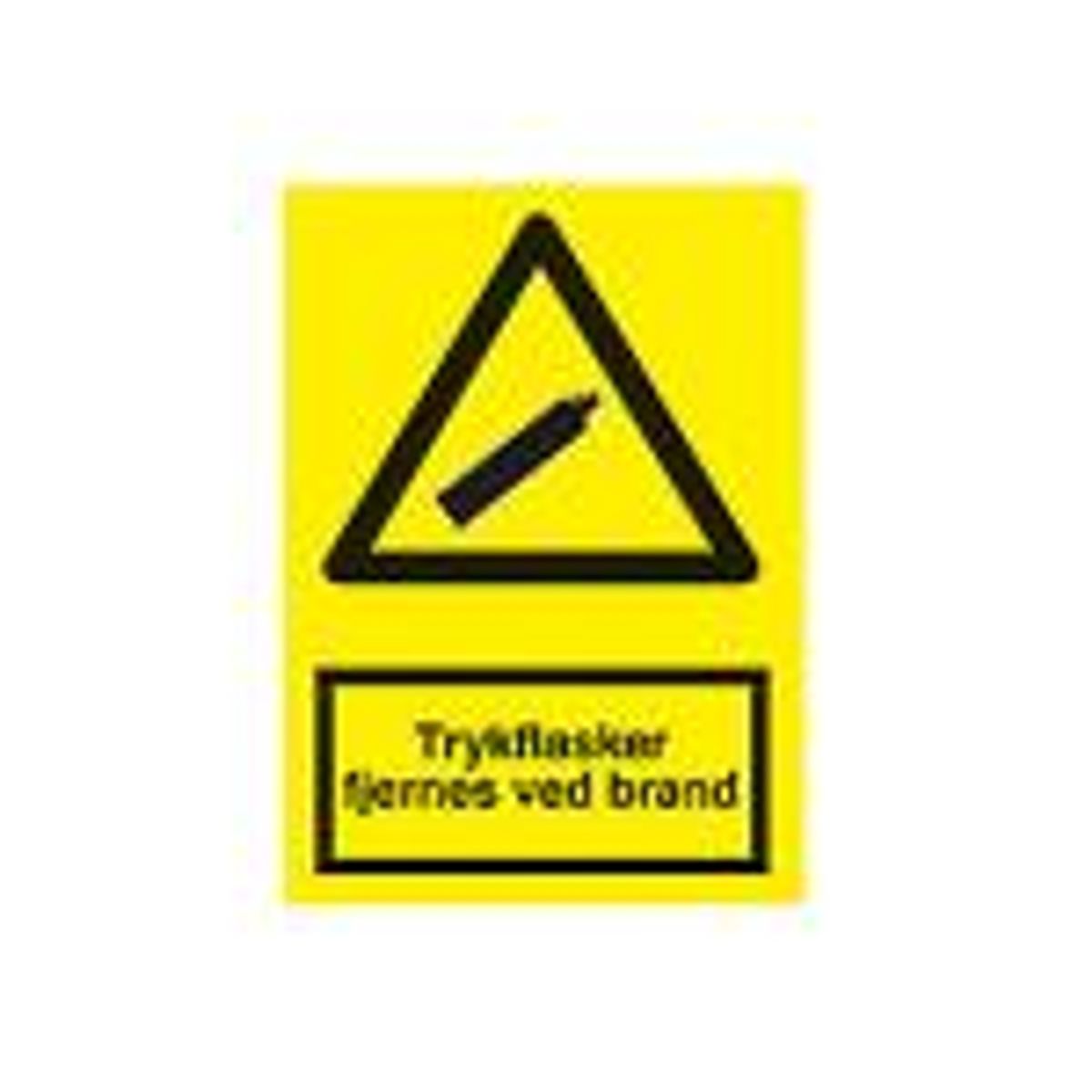 Trykflasker fjernes ved Brand, 210x297mm