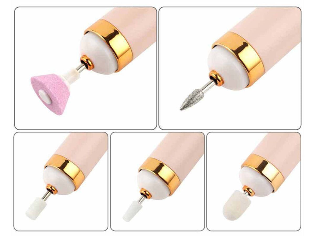 Trådløs Neglefil til Manicure og Pedicure med USB-Opladning - WeDoBetter.dk