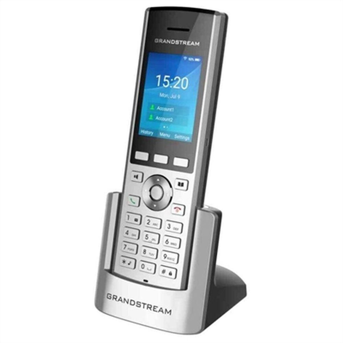 Trådløs telefon Grandstream WP820 Sort/Sølvfarvet