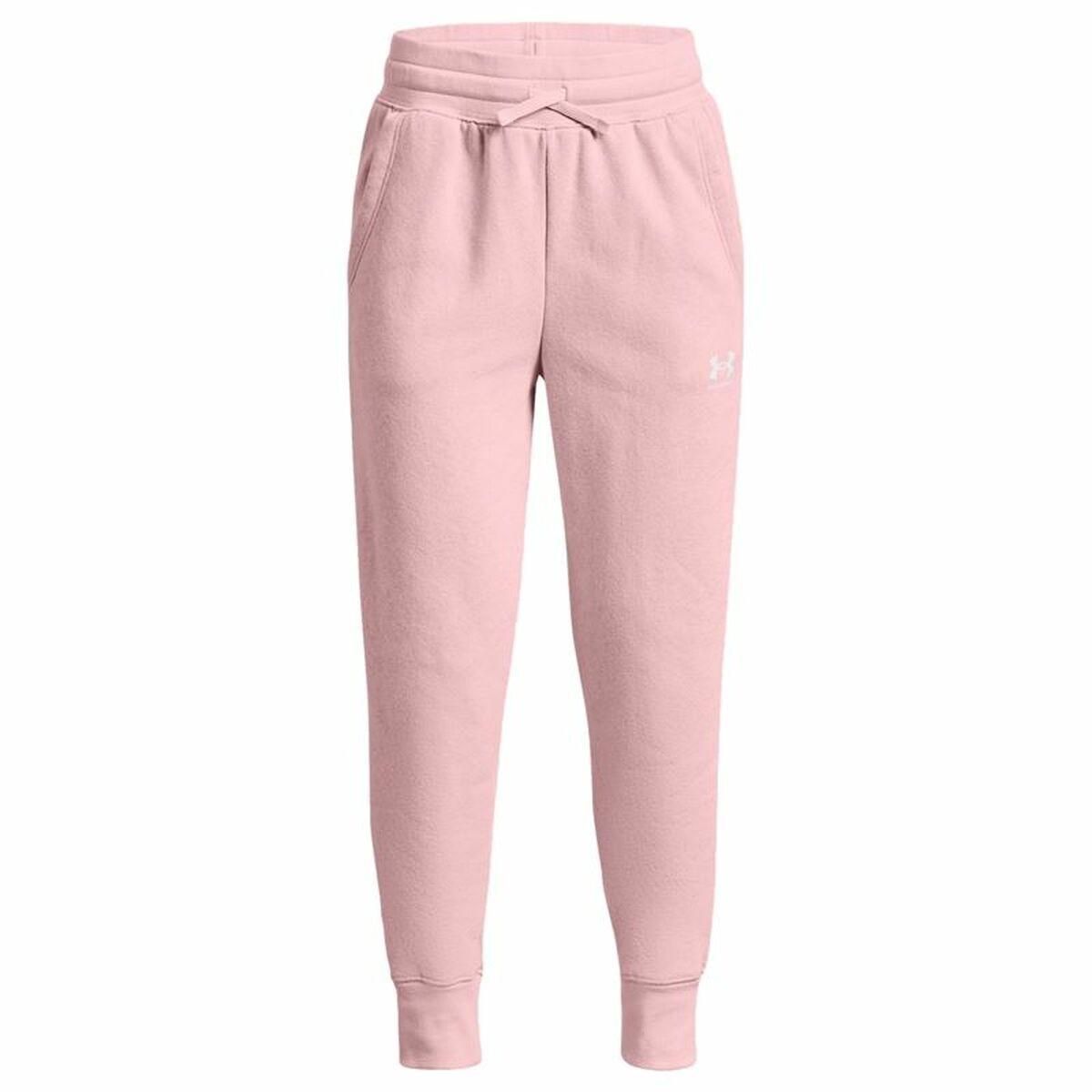 Træningsdragt til børn underdele Under Armour Rival Fleece Pink 18-20 år