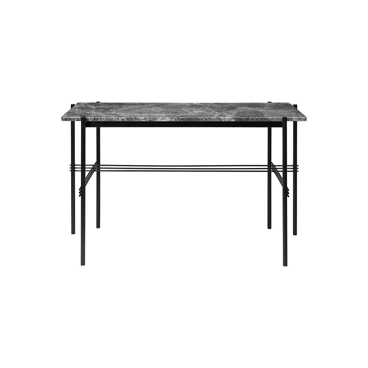 TS Desk 120x60 fra GUBI (Grey Emperador Marble)