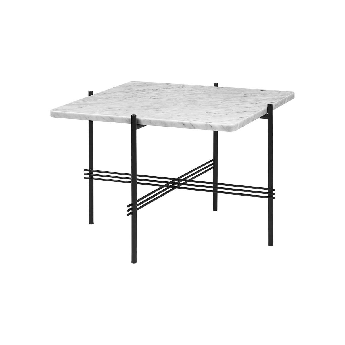 TS Table Square fra GUBI (105 x 105 x 40 cm, Hvid marmor)