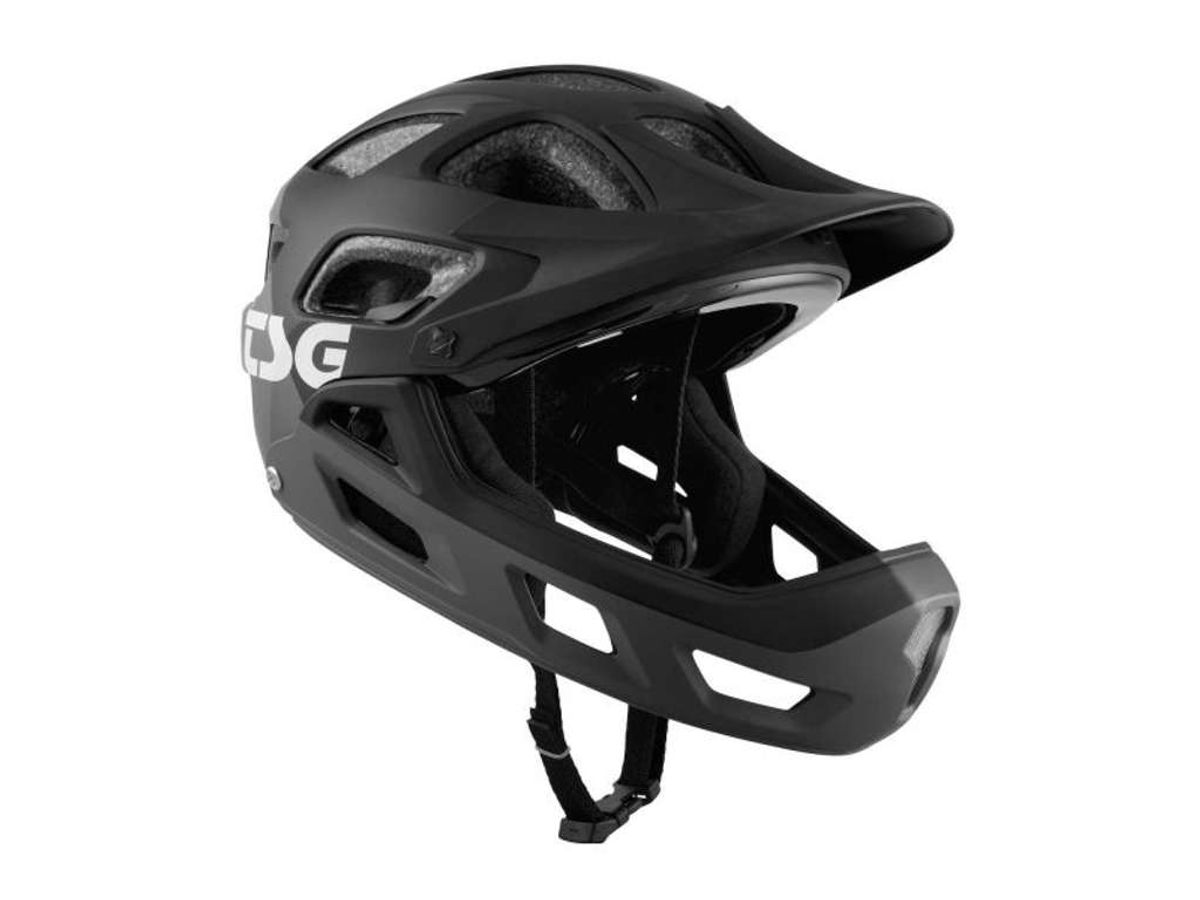 TSG Seek Flow - BMX/Mountain - Cykelhjelm fullface - Sort/grå - Str. 54-56 cm