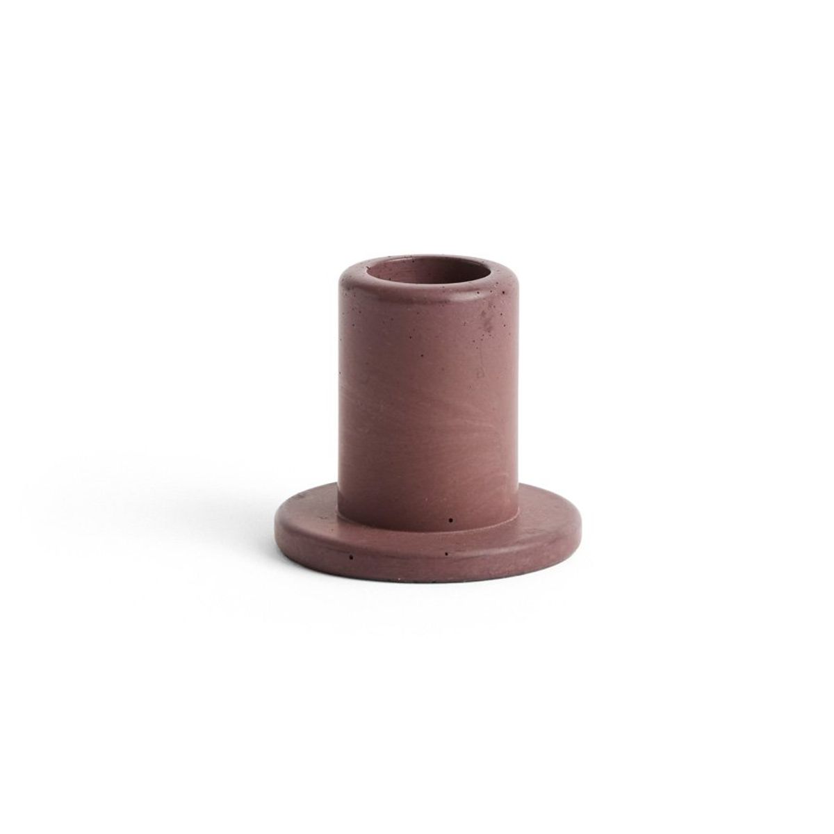 Tube Candleholder Concrete S bordeaux