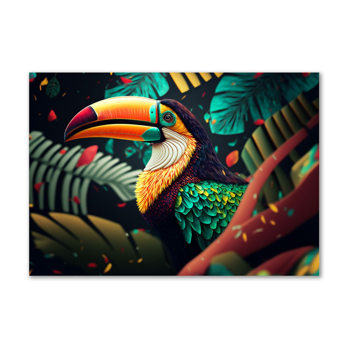 Tucan - 70x100 cm - Uden svæveramme