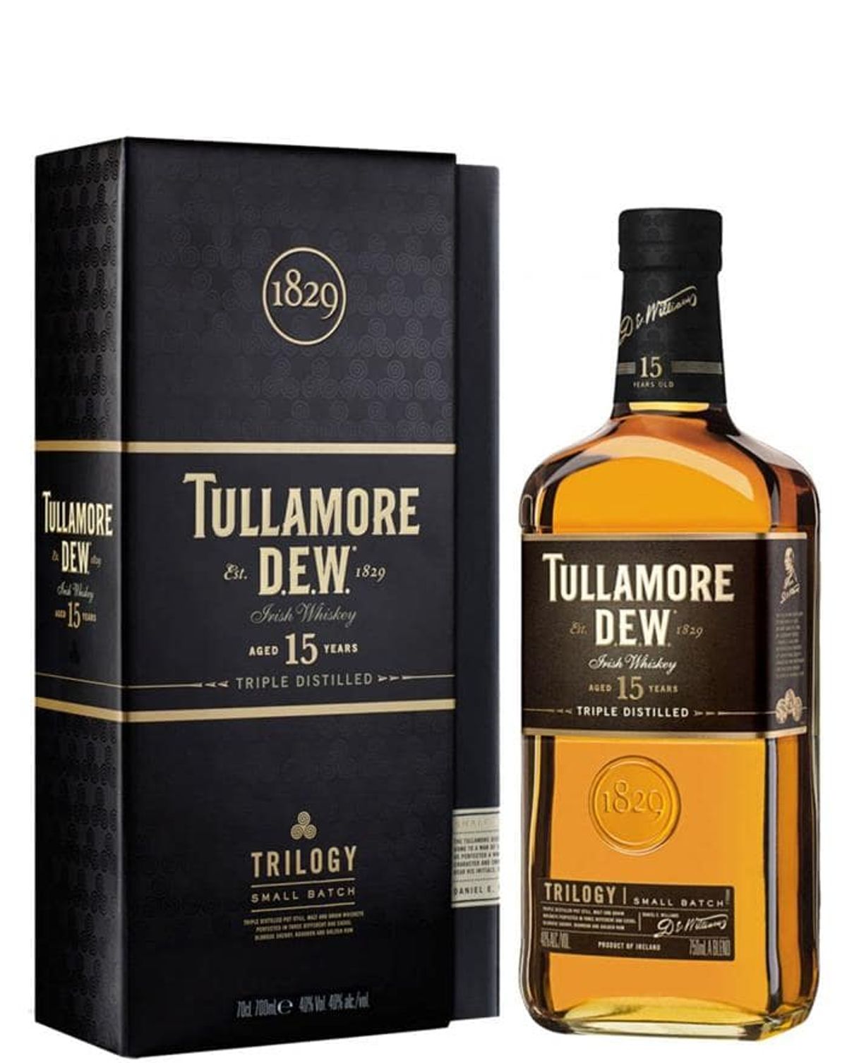 Tullamore Dew "Trilogy" 15 Yo Fl 70