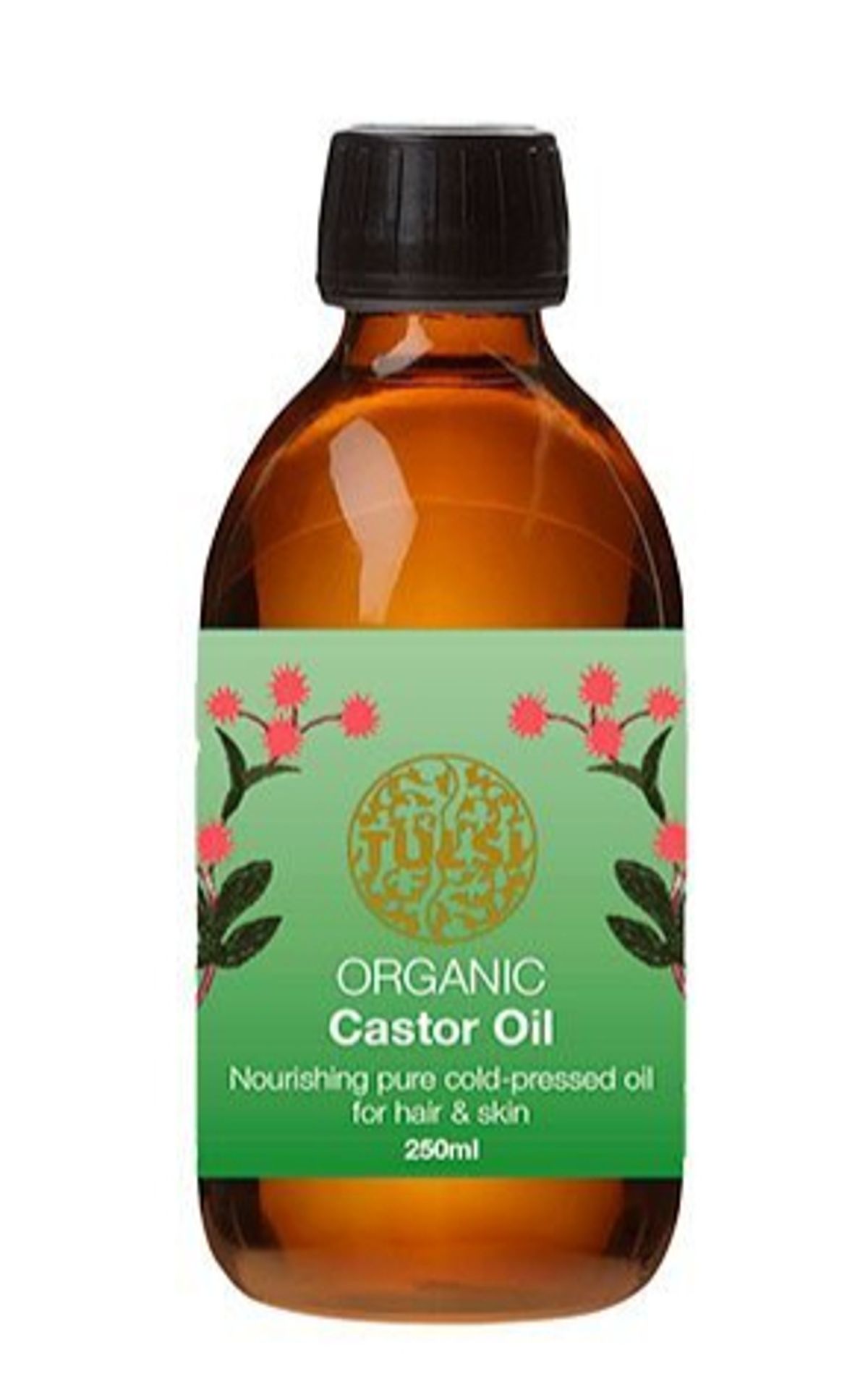 Tulsi Castor Oil (Amerikansk olie) øko, 250ml