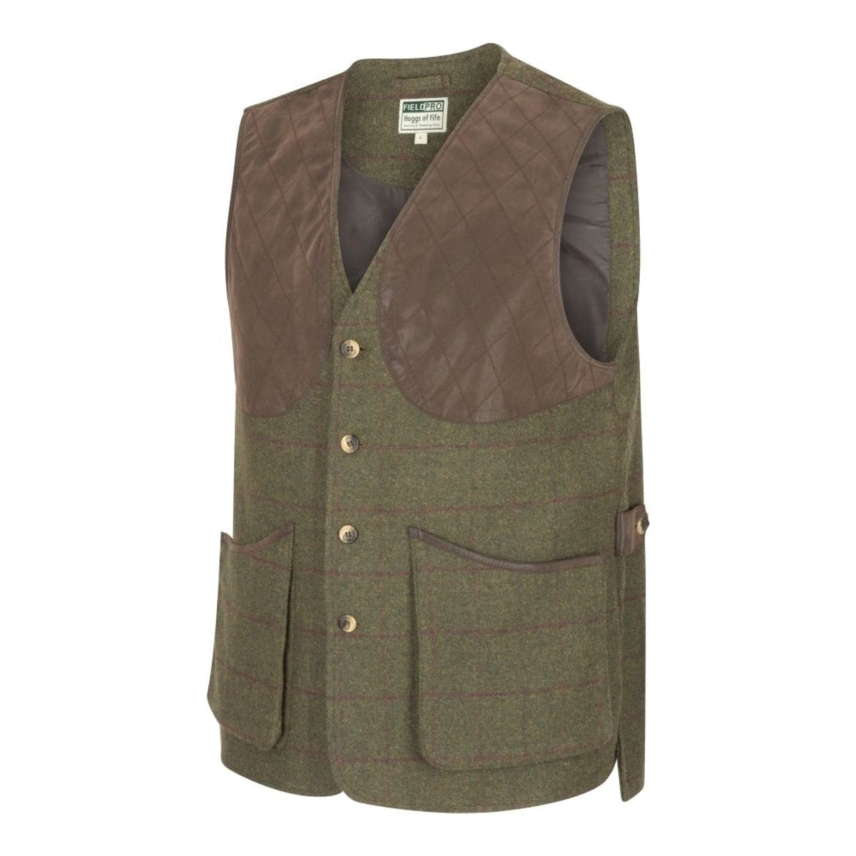 Tummel tweed shooting vest - M