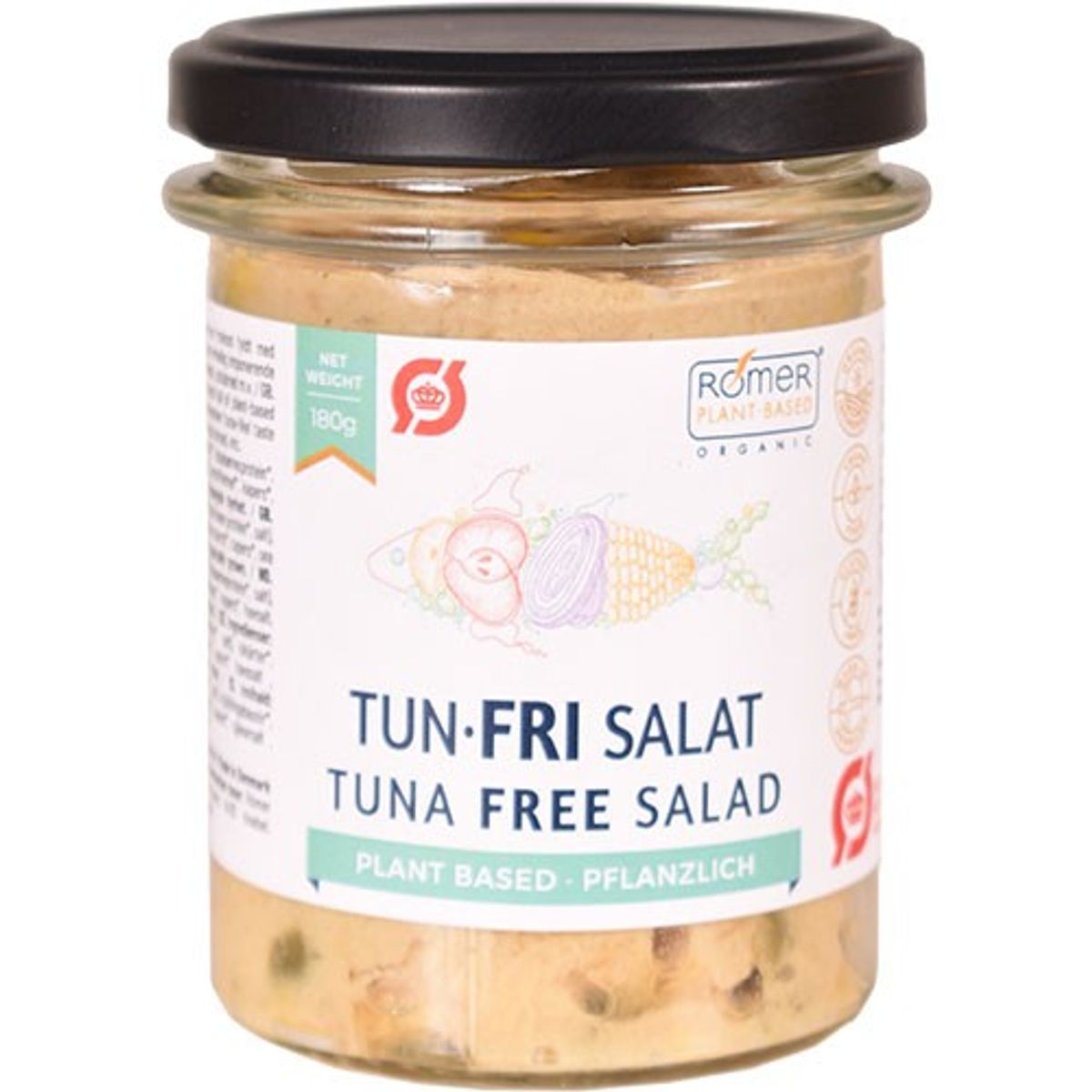 Tun FRI salat Økologisk - 180 gram - Rømer