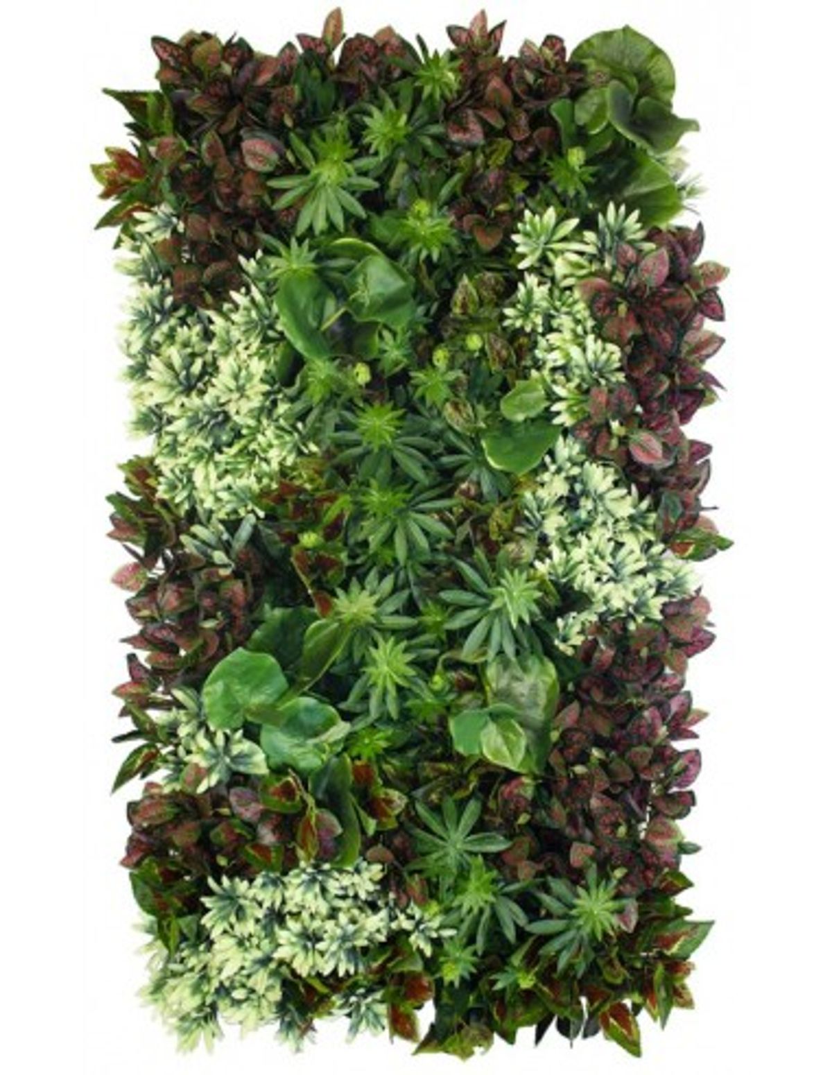 Tundra Plantevæg med kunstige planter 100 x 50 cm