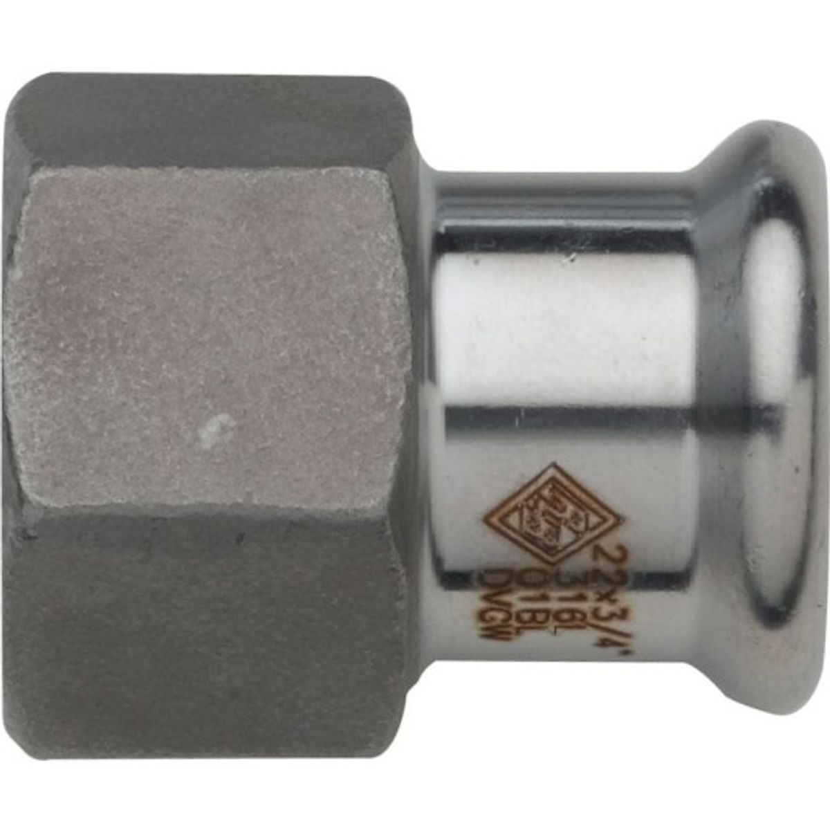 Turbo Press overgangsmuffe, 28 mm x 1" (M)