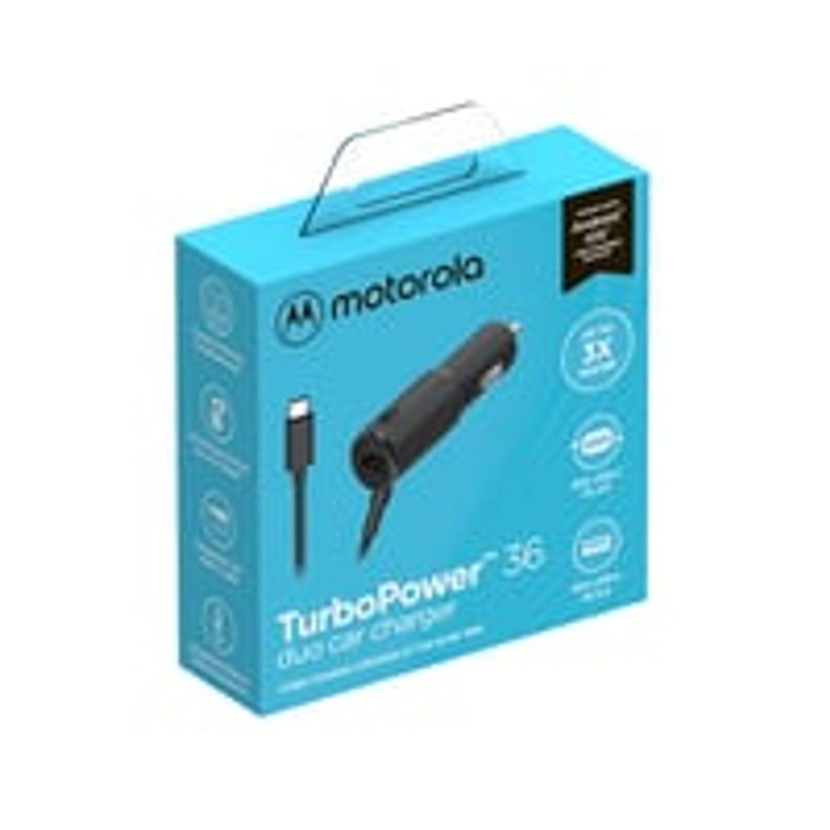 TurboPower 36 Dual Port Car charger w/ USB-C