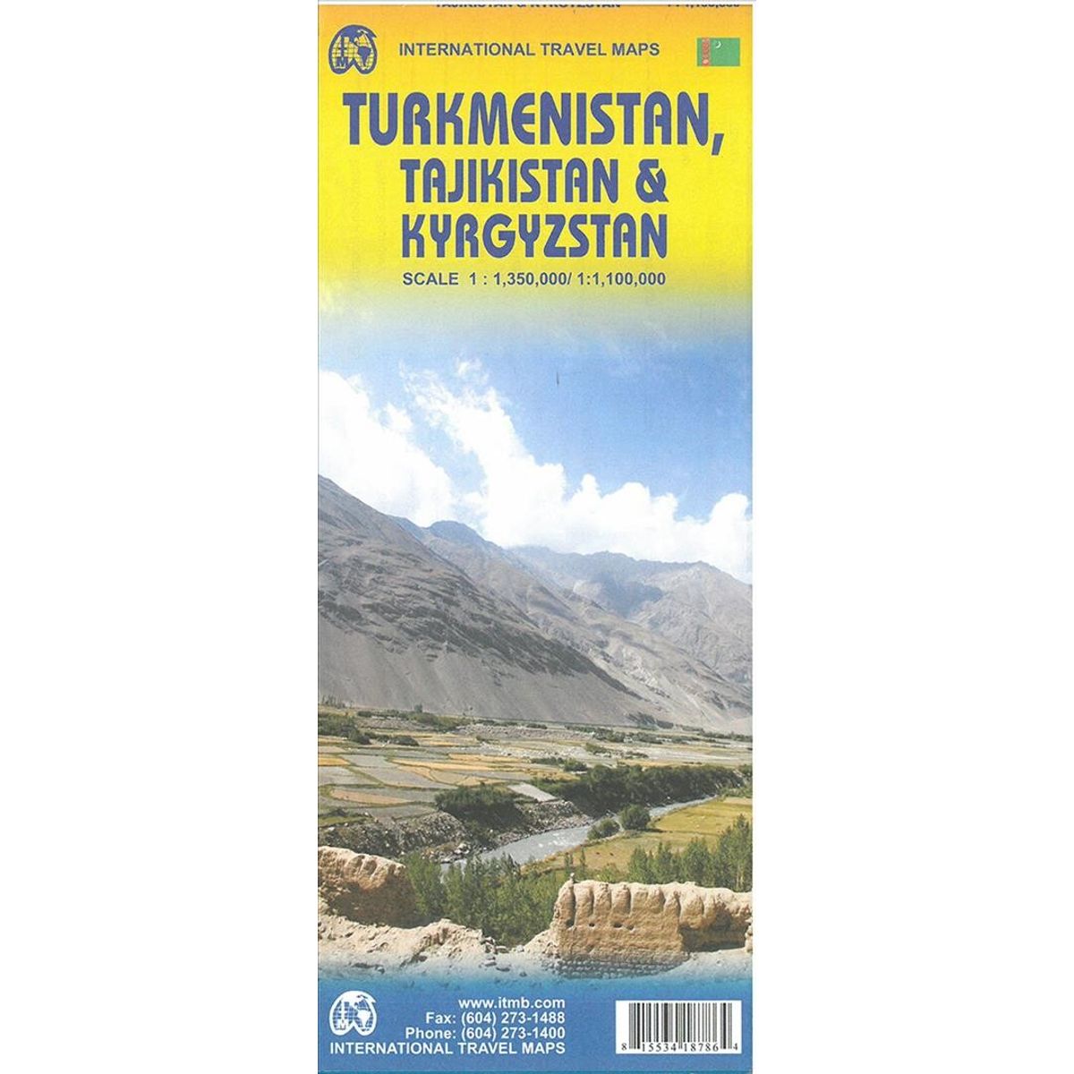 Turkmenistan, Tajikistan & Kyrgyzstan - Itmb - English Book