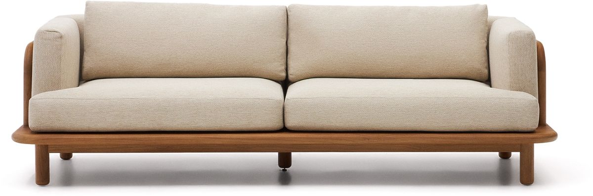 Turqueta, Udendørs 3-personers sofa, natur, H74x230x100 cm