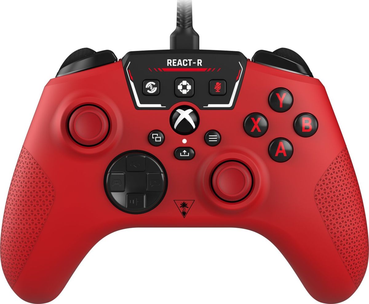 Turtle Beach React-r Wired Controller - Red