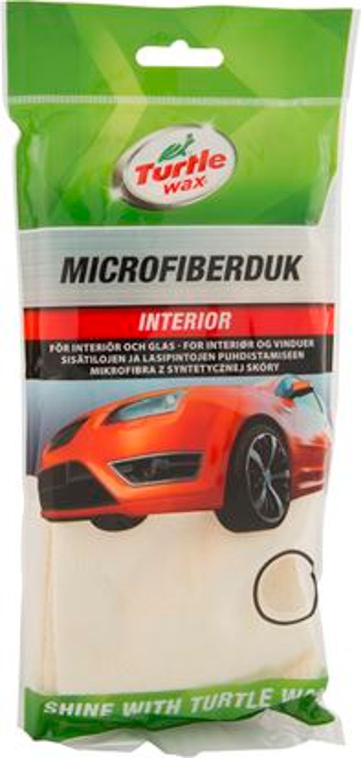 Turtle MicroFiber Klud gul 40x40