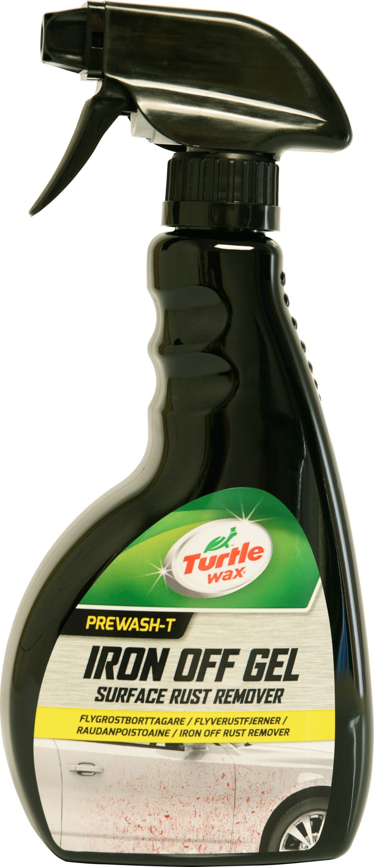 Turtle Prewash-T Iron Off Gel. Fjerner flyverust super nemt