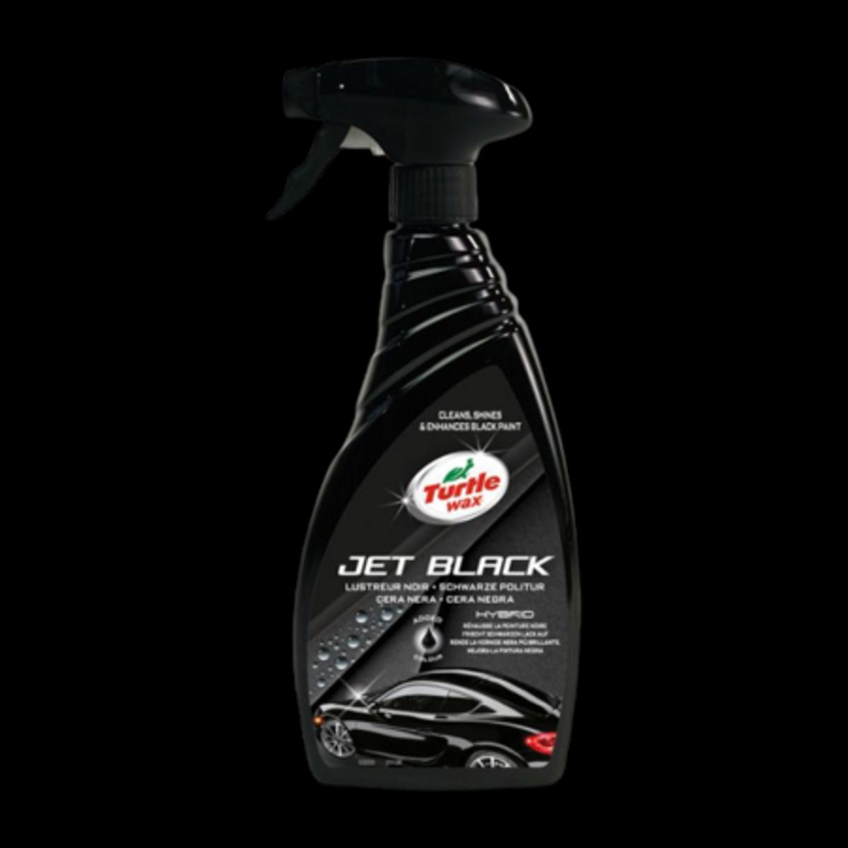 Turtle Wax Hybrid Jet Black Spray Bilvoks 500ml