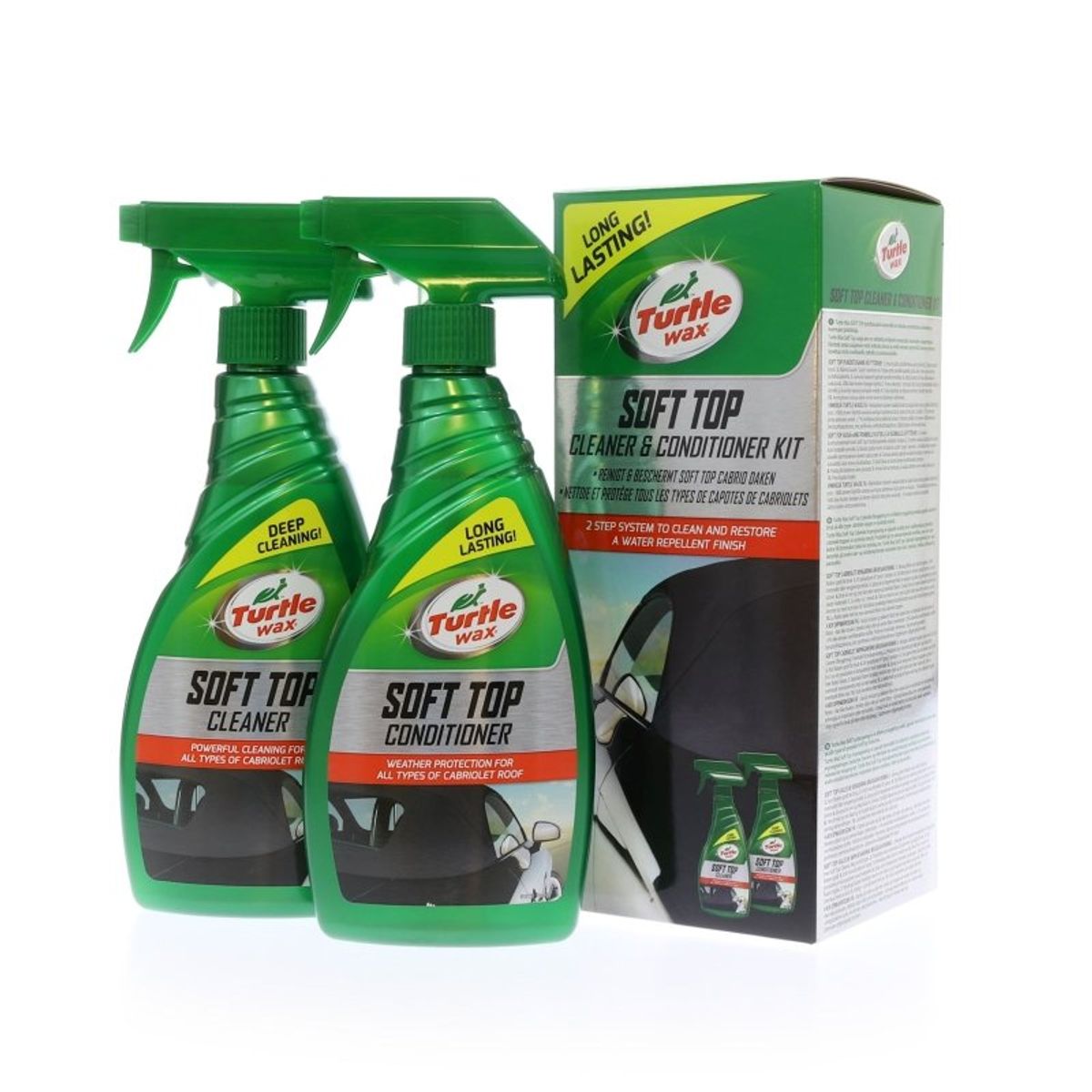 Turtle Wax Soft top cleaner and condioner kit 2X500ML