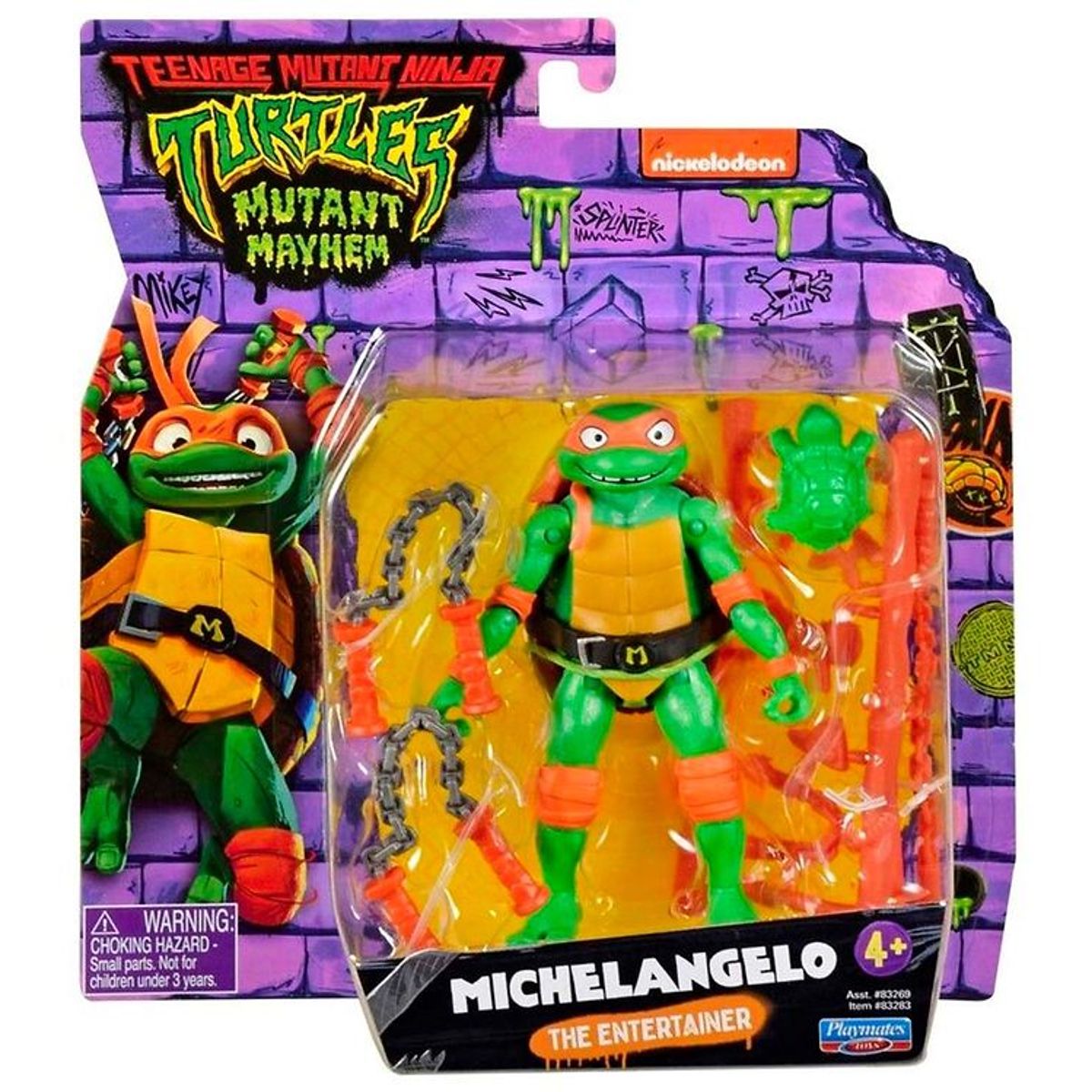 Turtles Figur - 12 cm - Michelangelo