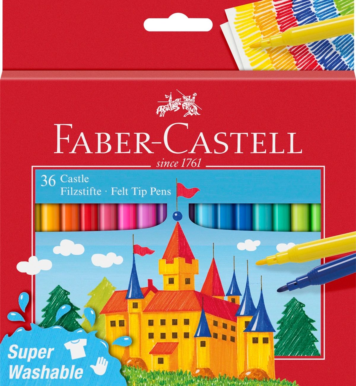 Tusser børn Faber-Castell 36ass