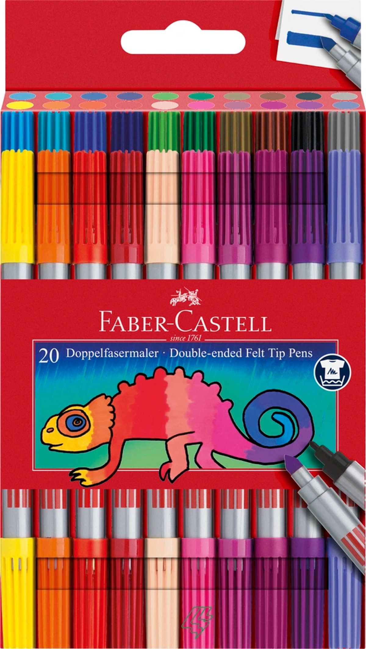 Tusser Faber-Castell 2 spidser 20 stk.