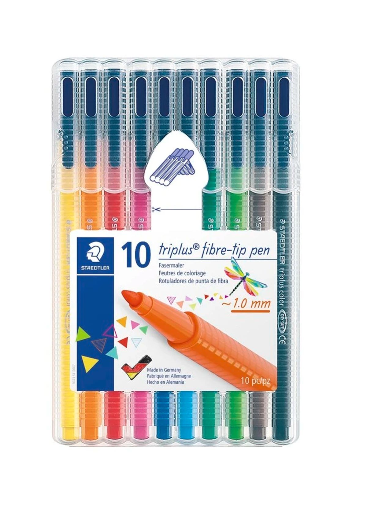 Tusser Staedtler triplus color 10 ass.