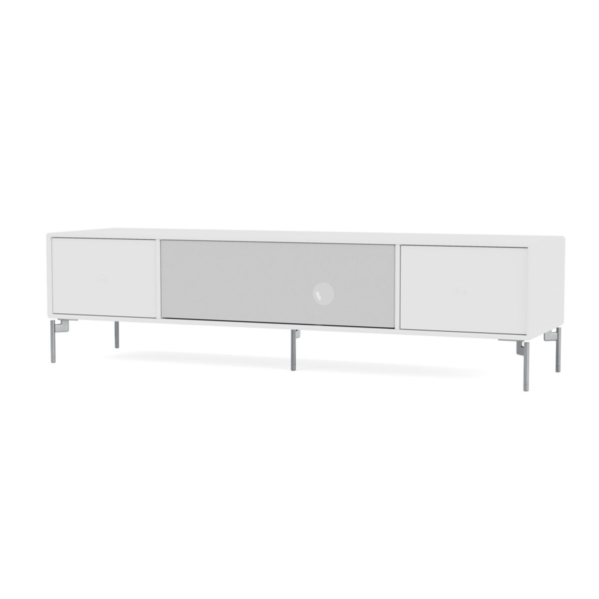 TV & Sound modul Octave II, VI18 medium fra Montana (New white, Inkl. ben - krom)