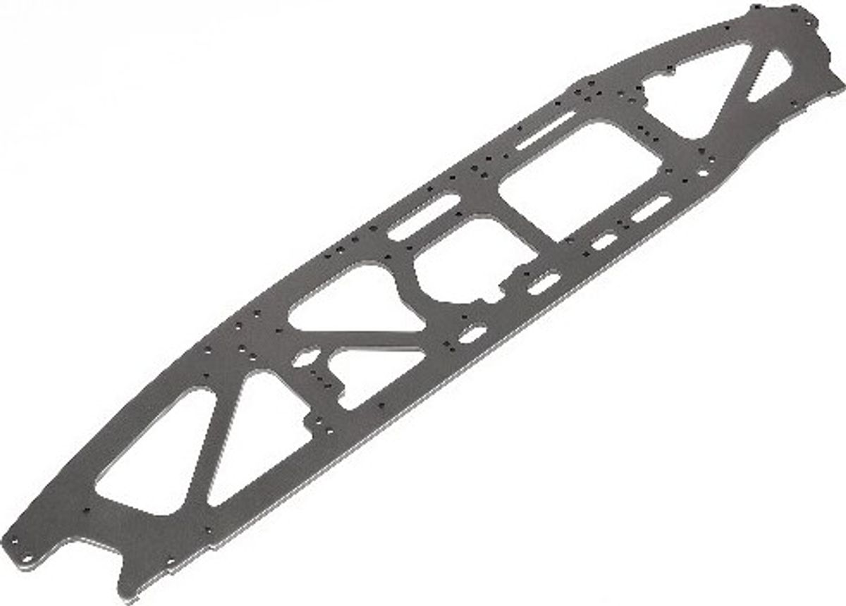 Tvp Chassis Left 4mm (super 5sc Flux/gray) - Hp108205 - Hpi Racing